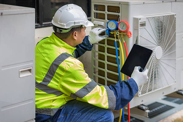 Professional Hvac technician working in Auburn, IL